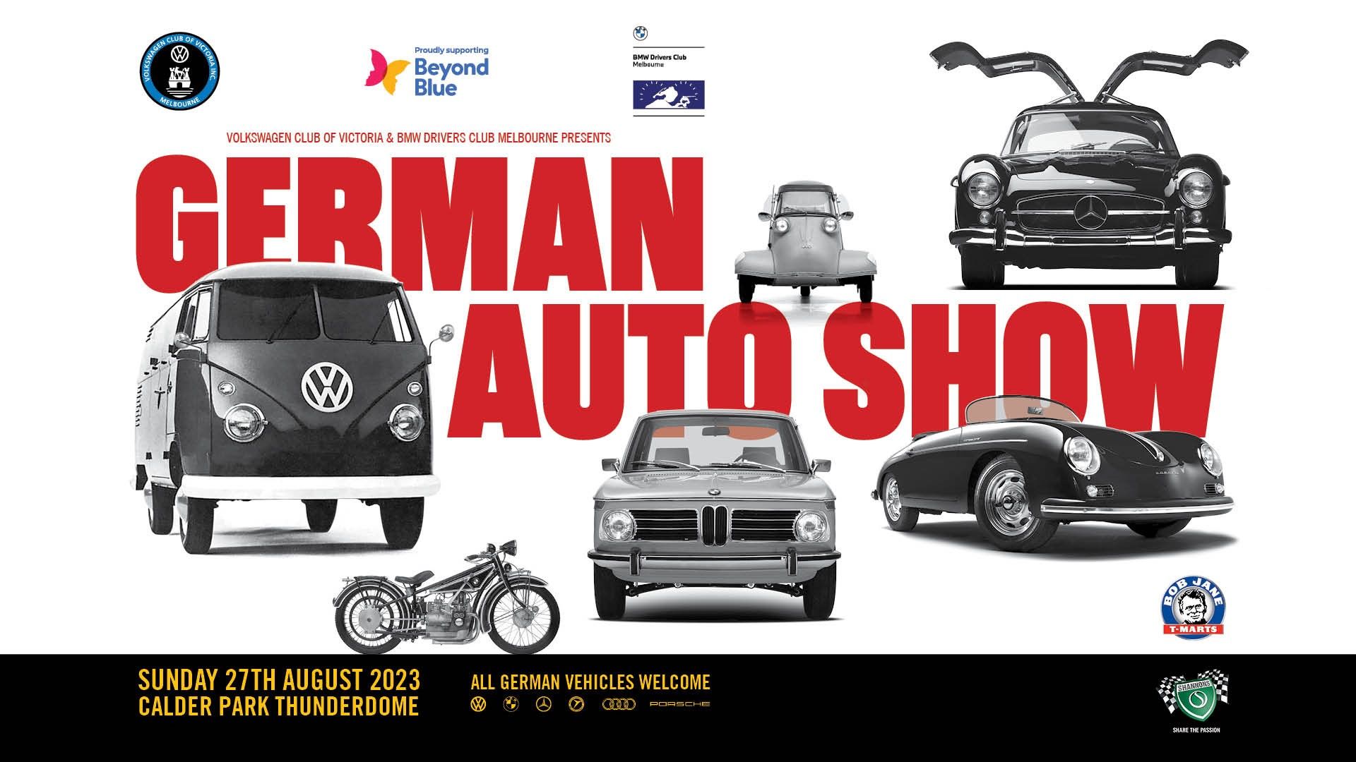 German Auto Show Small Flier